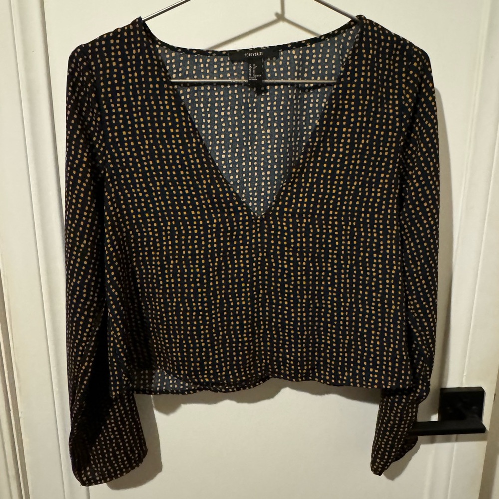 5/$20 Forever 21 Dressy Crop Top
